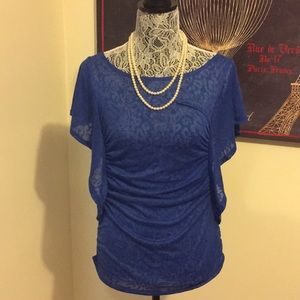 Derek Heart Royal Blue Blouse👚